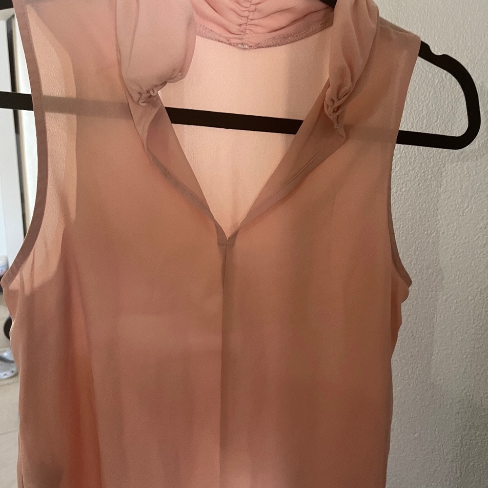 Peach blouse